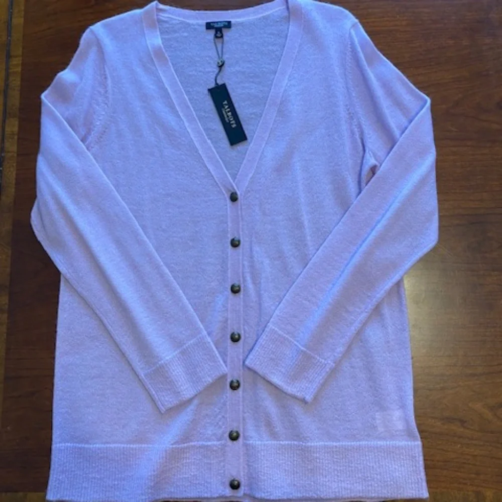 Talbots Lilac Cardigan - Picture 2 of 12